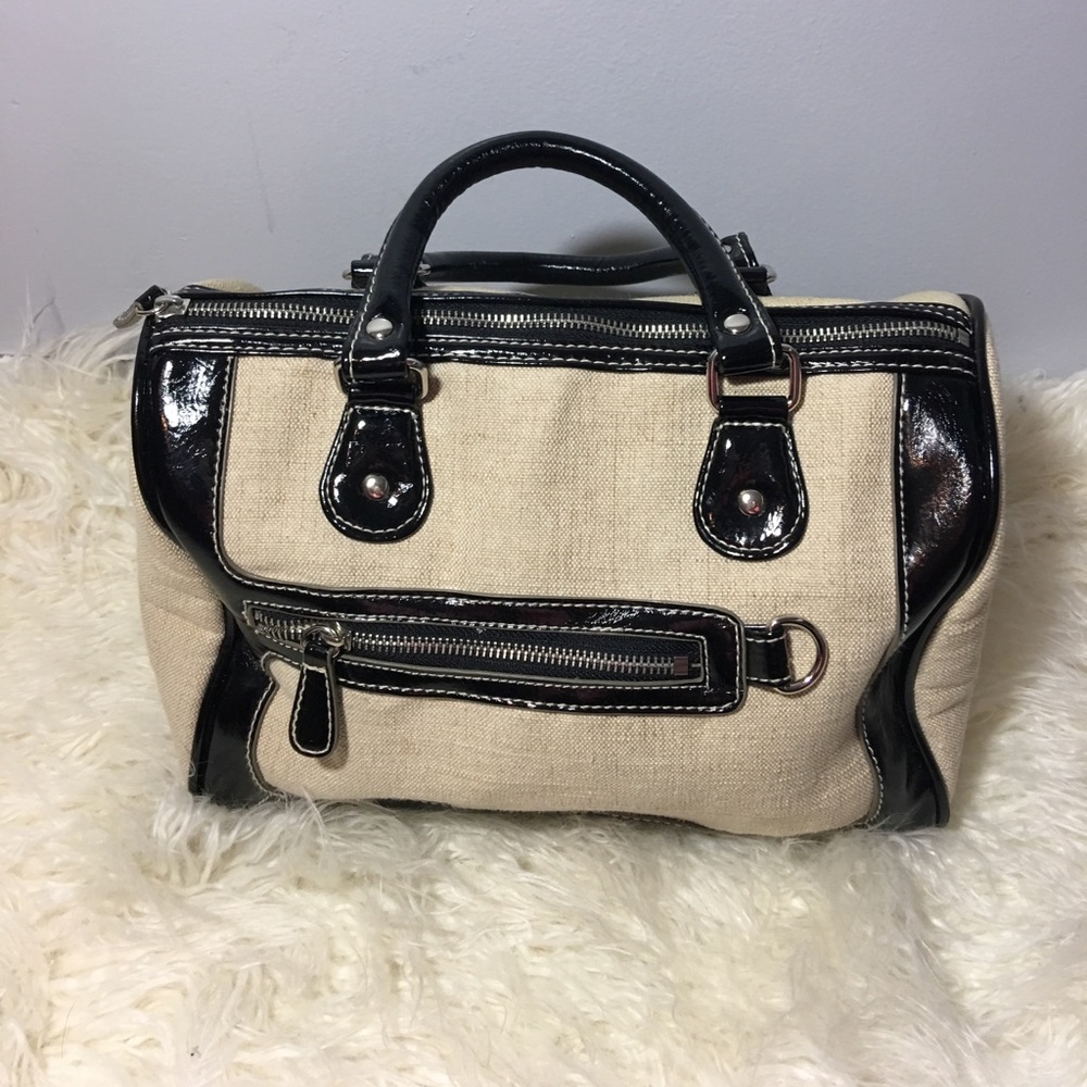 UNBRANDED Women’s Linen Look Satchel Purse